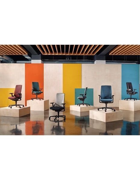 Крісло SENATOR I-WORKCHAIR 2.0 BLUE DRIFT ергономічне, тканинне 116039 фото
