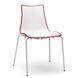 Стілець SCAB Design Zebra Bicolore 2272 Bianco Red 372744237 фото 1