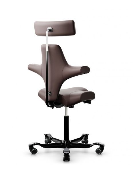 Ергономічне крісло HAG CAPISCO 8107 BLACK, шкіряне 113636 фото