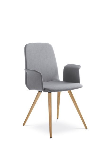 Крісло LD SEATING SUNRISE 152-D, для відвідувачів, на дерев'яних ніжках 126113 фото