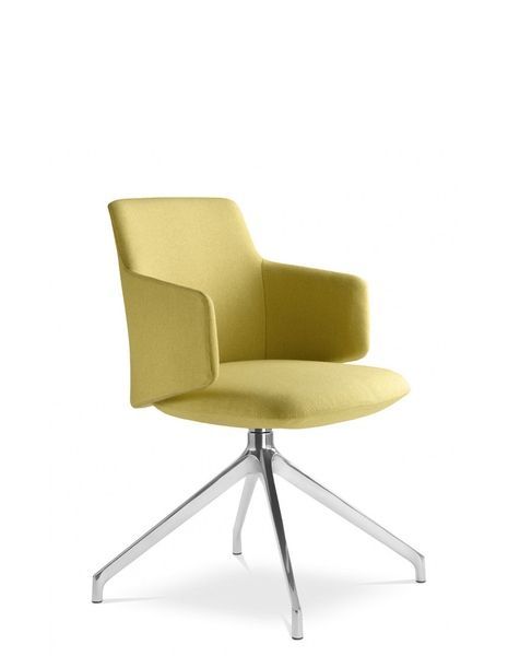 Конференц-крісло LD SEATING MELODY MEETING 360, F70-N6 на полірованій хрестовині 126181 фото