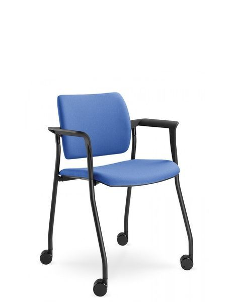 Крісло LD SEATING DREAM 110-N4, BR для відвідувачів, на колесах 126140 фото