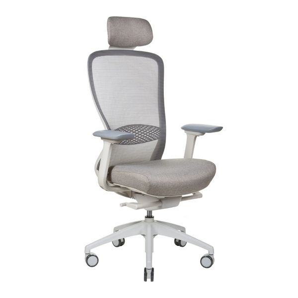 Ергономічне крісло KRESLALUX IN-POINT (LIGHT GREY + M61002) 113606 фото