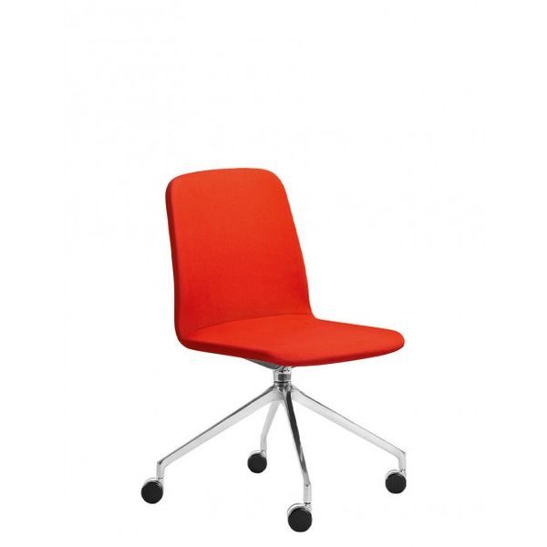 Крісло LD SEATING SUNRISE 152, F75 для відвідувачів, на алюмінієвій хрестовині, на колесах 126116 фото