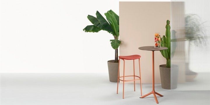Барний табурет SCAB Design Trick Pop 2538 h77 Terracotta 371215509 фото