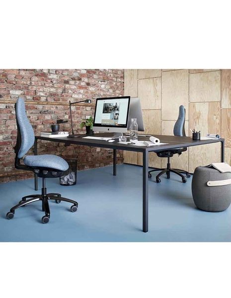 Ергономічне крісло FLOKK RH MEREO 220 BLACK, новозеландська вовна SELECT (GABRIEL) 116830 фото
