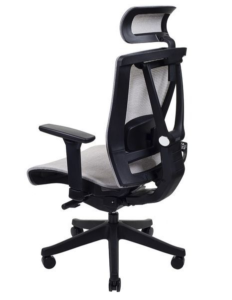 Крісло ERGO CHAIR 2 MESH BLACK, ергономічне, бежеве 02021 фото