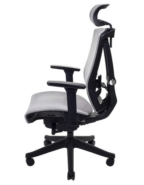 Крісло ERGO CHAIR 2 MESH BLACK, ергономічне, бежеве 02021 фото