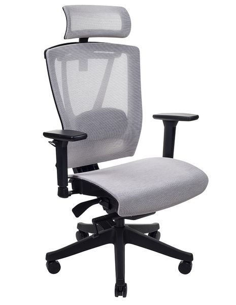 Крісло ERGO CHAIR 2 MESH BLACK, ергономічне, бежеве 02021 фото