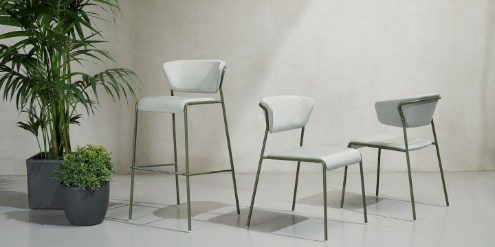 Барний стілець SCAB Design Lisa Waterproof 2862 Olive Green Sage 371215395 фото