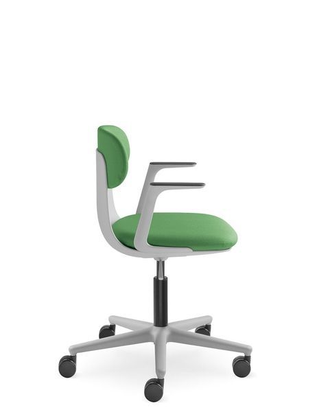 Крісло LD SEATING ZOE 220-GR, BR для відвідувачів, на колесах 126243 фото