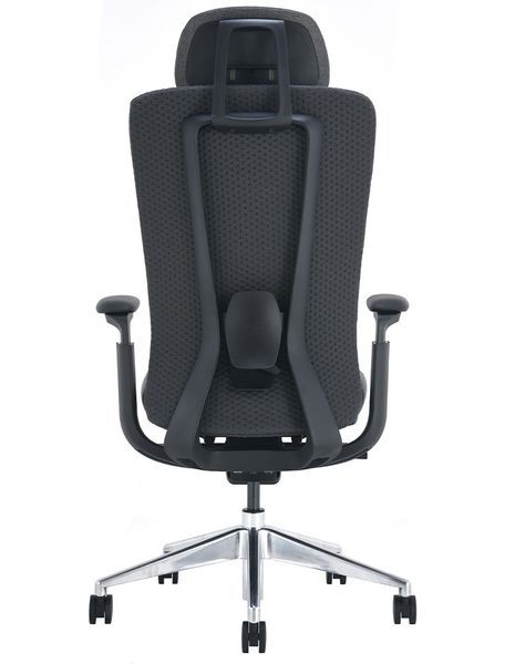 Ергономічне крісло KRESLALUX NEZA BLACK/GREY 03355 фото