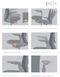 Ергономічне крісло KRESLALUX NEZA BLACK/GREY 03355 фото 15