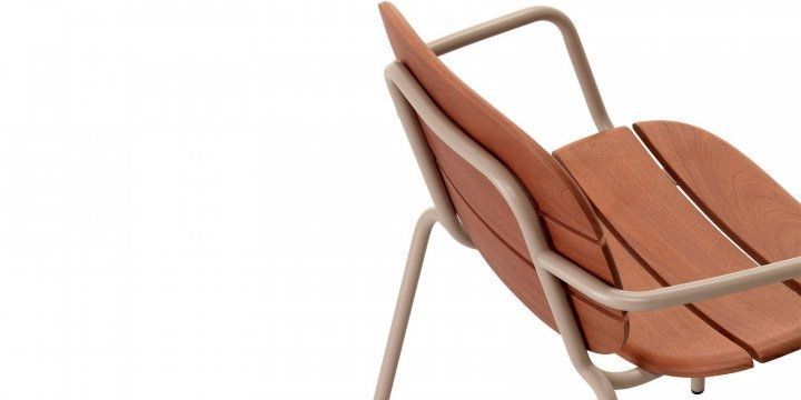Крісло SCAB Design Si-Si Wood 2514 Dove Grey 372744021 фото