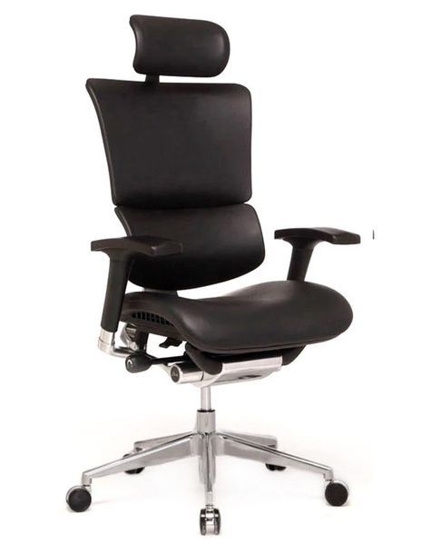 Крісло EXPERT SAIL LEATHER (SAL01-G) для керівника, ергономічне, колір чорний 117926 фото