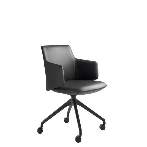 Конференц-крісло LD SEATING MELODY MEETING 360, F95-BL на колесах 126186 фото