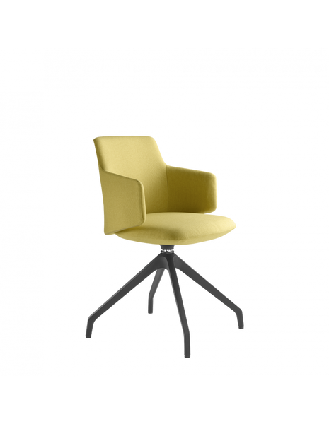Конференц-крісло LD SEATING MELODY MEETING 360, F90-BL на ніжках 126184 фото