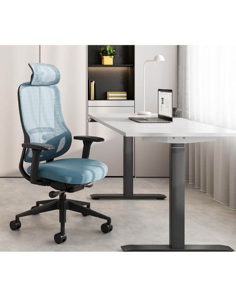 Ергономічне крісло KRESLALUX S3-BH BLACK 03062 фото