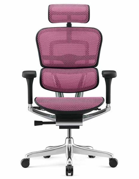 Ергономічне крісло ERGOHUMAN LUXURY 2 (EHL2-AB-HAM-5D-E-L, сітка Т-168-B5 Pink) 113906 фото