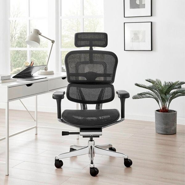 Ергономічне крісло ERGOHUMAN LUXURY 2 (EHL2-AB-HAM-5D-E-L, сітка Т-168-B1 Black) 113906 фото