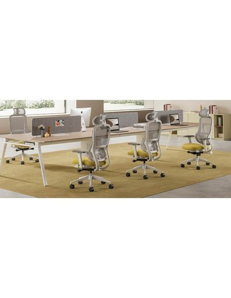 Ергономічне крісло KRESLALUX S3-BH GREY 03063 фото