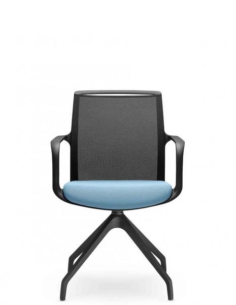 Крісло LD SEATING LEAF 505 F90-BL для відвідувачів 126076 фото