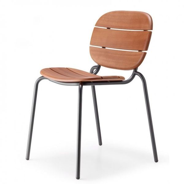 Стілець SCAB Design Si-Si Wood 2515 Antracite 372744180 фото