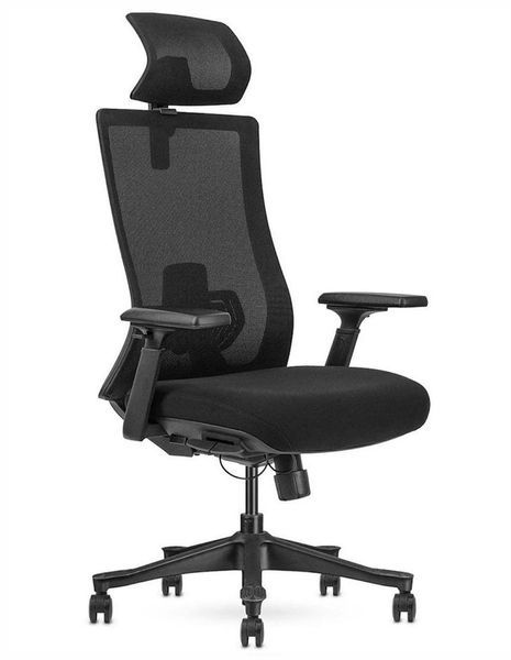 Ергономічне крісло KRESLALUX SK9-BH BLACK 03068 фото
