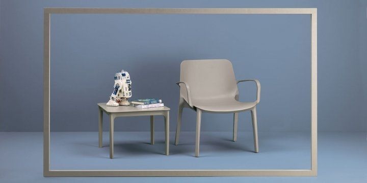 Допоміжний столик SCAB Design Argo 2151 Dove Grey 375220134 фото