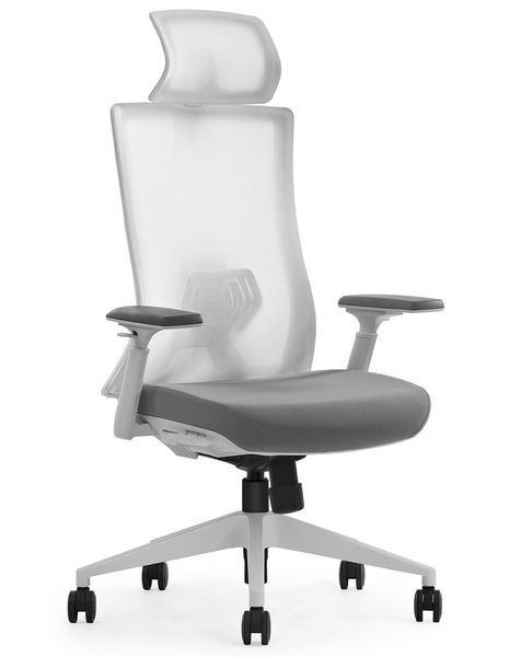 Ергономічне крісло KRESLALUX SK9-BH WHITE 03069 фото