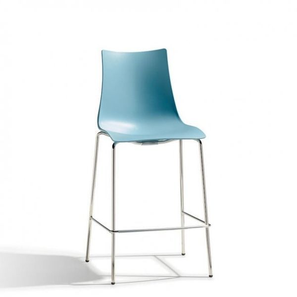 Напівбарний стілець SCAB Design Zebra Tech 2566 Light Blue 371215584 фото
