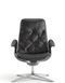 Лаунж-крісло KRESLALUX PRIME-ON-M BLACK, шкіряне 03312 фото 2