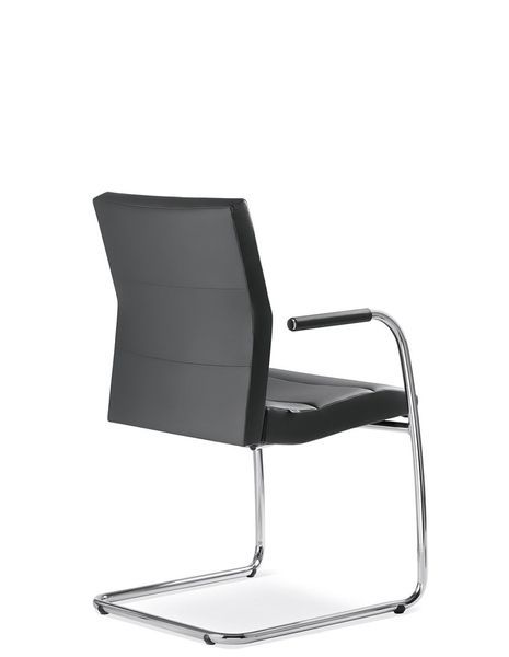 Крісло LD SEATING LASER 682-Z, для відвідувачів, шкіряне 126051 фото
