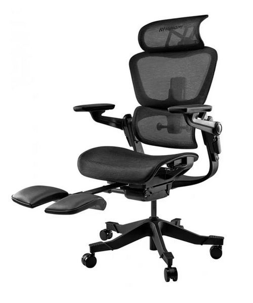 HINOMI H1 PRO V2 BLACK,з підставкою під ноги, ергономічне 05792 фото