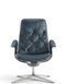 Лаунж-крісло KRESLALUX PRIME-ON-M DARK BLUE, шкіряне 03313 фото 2