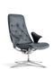 Лаунж-крісло KRESLALUX PRIME-ON-M DARK BLUE, шкіряне 03313 фото 1