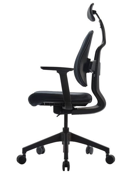Ергономічне крісло DUOREST D2 BLACK/GREY, ортопедичне, чорний/антрацит 113934 фото