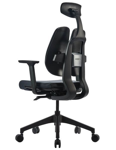 Ергономічне крісло DUOREST D2 BLACK/GREY, ортопедичне, чорний/антрацит 113934 фото