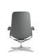 Лаунж-крісло KRESLALUX PRIME-ON-M GREY, шкіряне 03314 фото 5