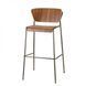 Барний стілець SCAB Design Lisa Wood 2854 Nickel Walnut 371215272 фото 2