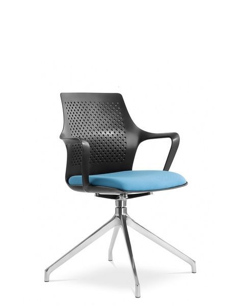 Крісло LD SEATING TARA 105-F75-N6 для відвідувачів, на алюмінієвій хрестовині 126131 фото