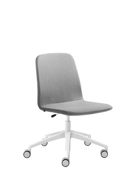 Крісло LD SEATING SUNRISE 152, F80 для відвідувачів, на алюмінієвій хрестовині, на колесах 126115 фото