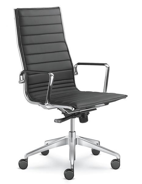 Крісло LD SEATING FLY 710 для керівника, шкіряне 02382 фото