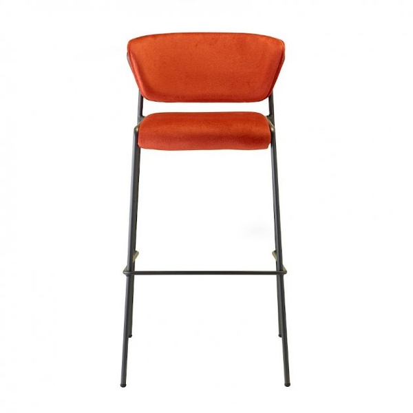 Барний стілець SCAB Design Lisa 2855 Antracite Orange 371215368 фото